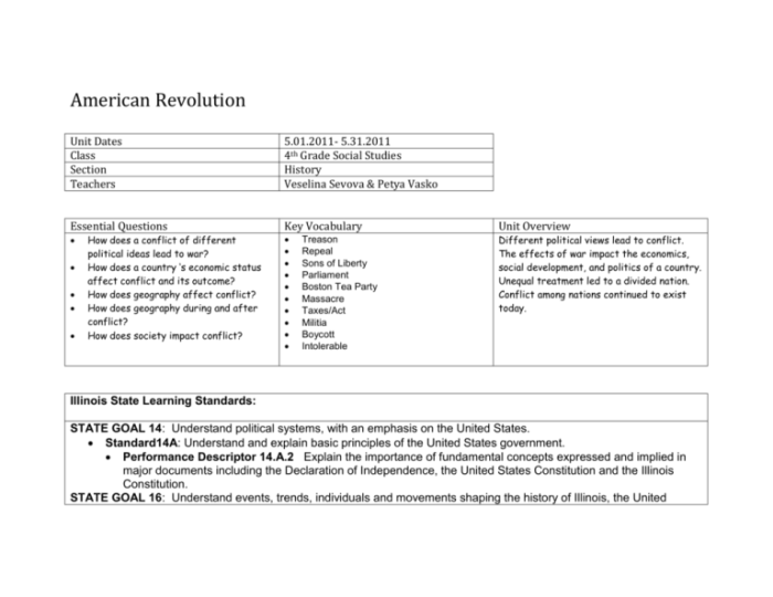 Causes of the american revolution worksheet answer key pdf