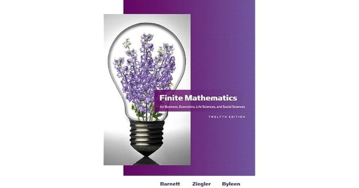 Finite mathematics for business economics life sciences and social sciences